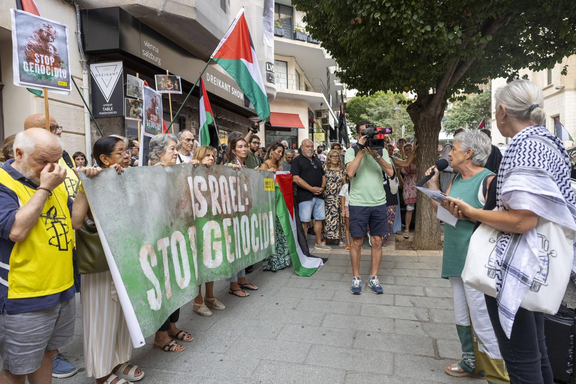FOTOS | Clamor en Palma para exigir la protección de la flotilla hacia Gaza