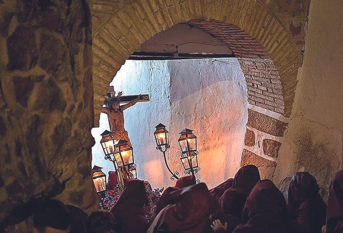 Imagen del Santísimo Cristo de las Penas el Miécoles Santo.