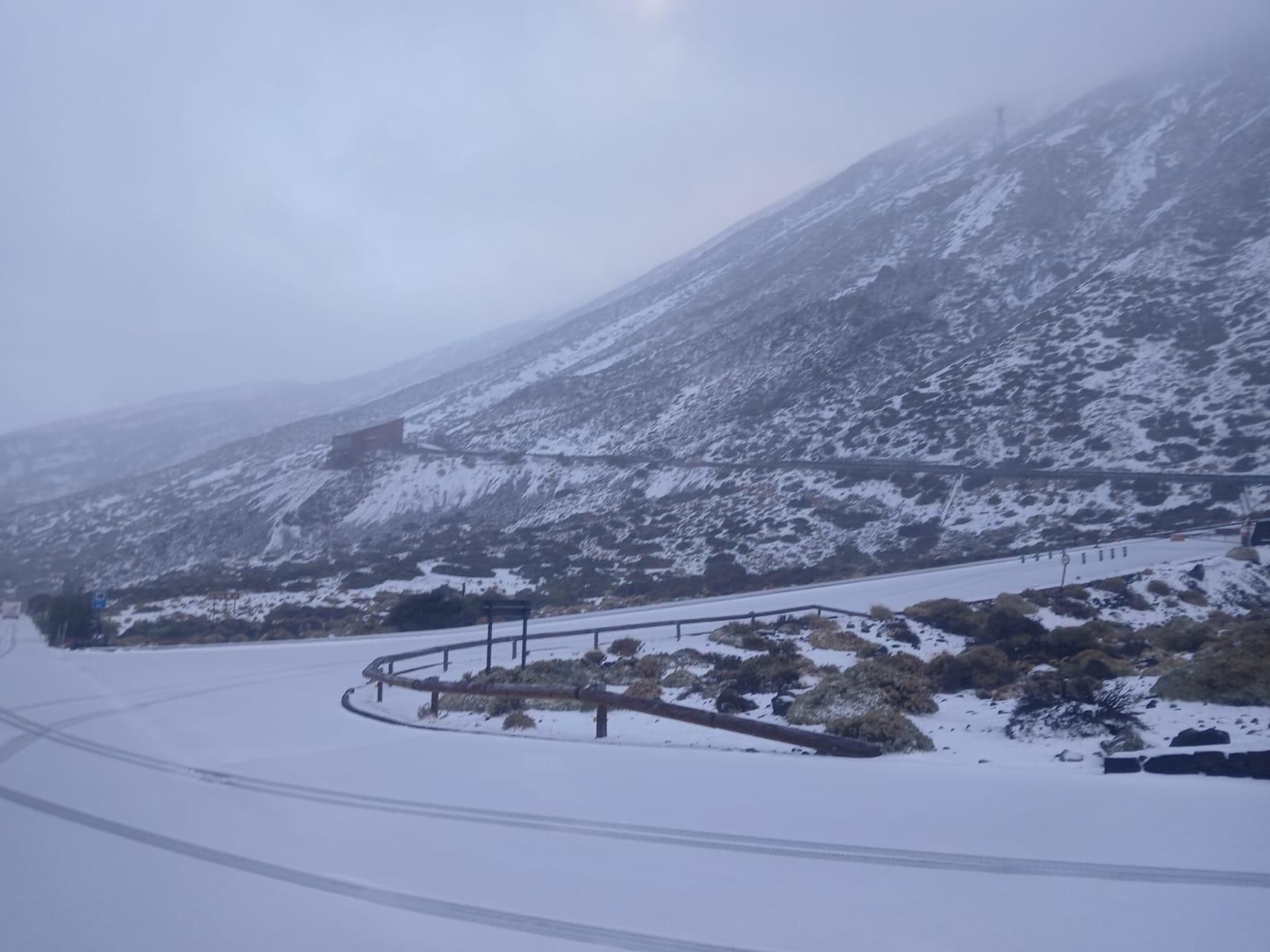 Nieve en el Teide