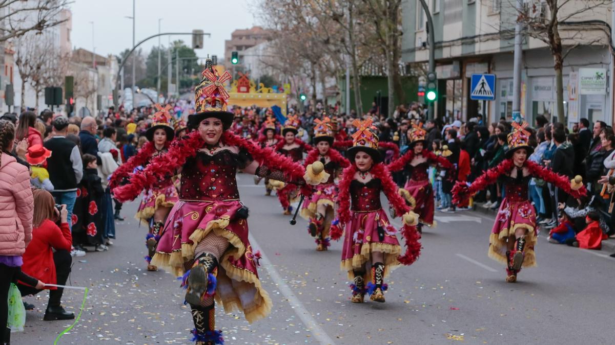 Desfile del Carnaval Romano de Mérida, en una edición pasada.