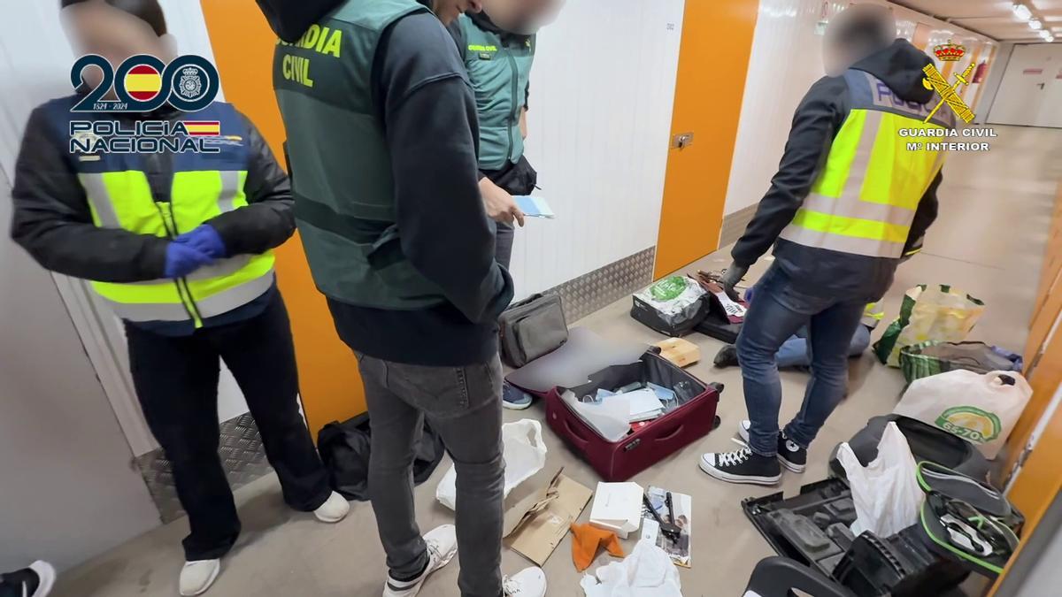 Imagen del registro en un trastero en Finestrat.