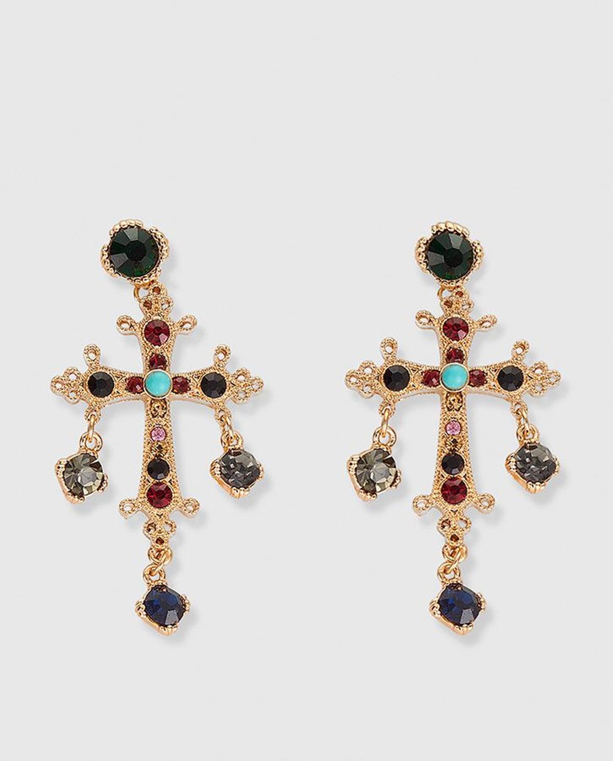 Longs earrings: en cruz