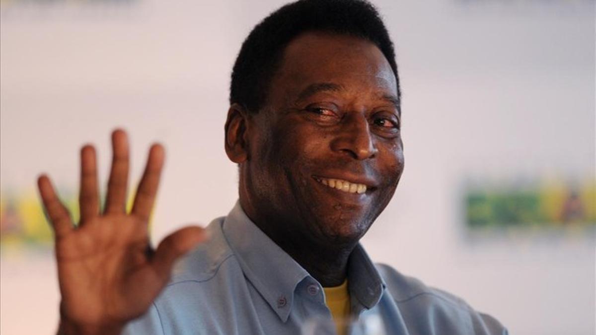 Pelé, en un acto de promoción del Mundial de Brasil en el 2011.