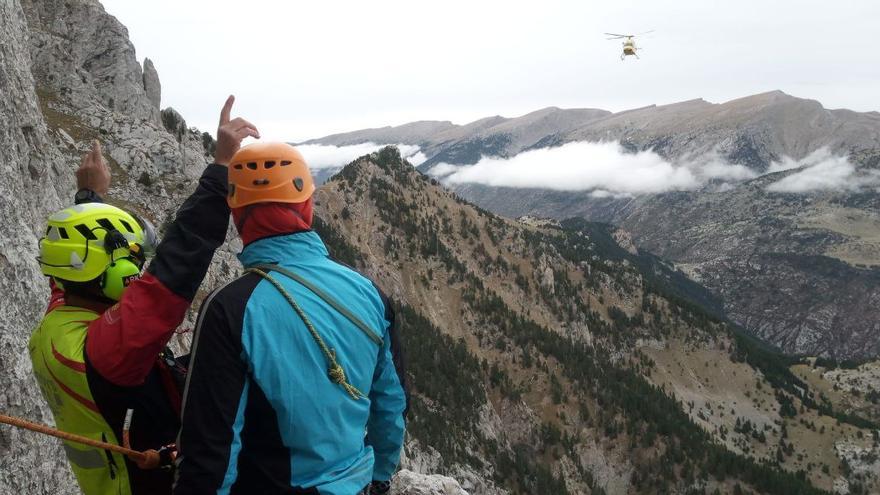 Rescaten amb helicòpter dos escaladors a Gósol, al Pedraforca