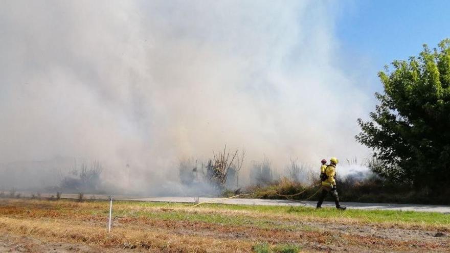 Incendi a Parets de la Murtra, a Gavà