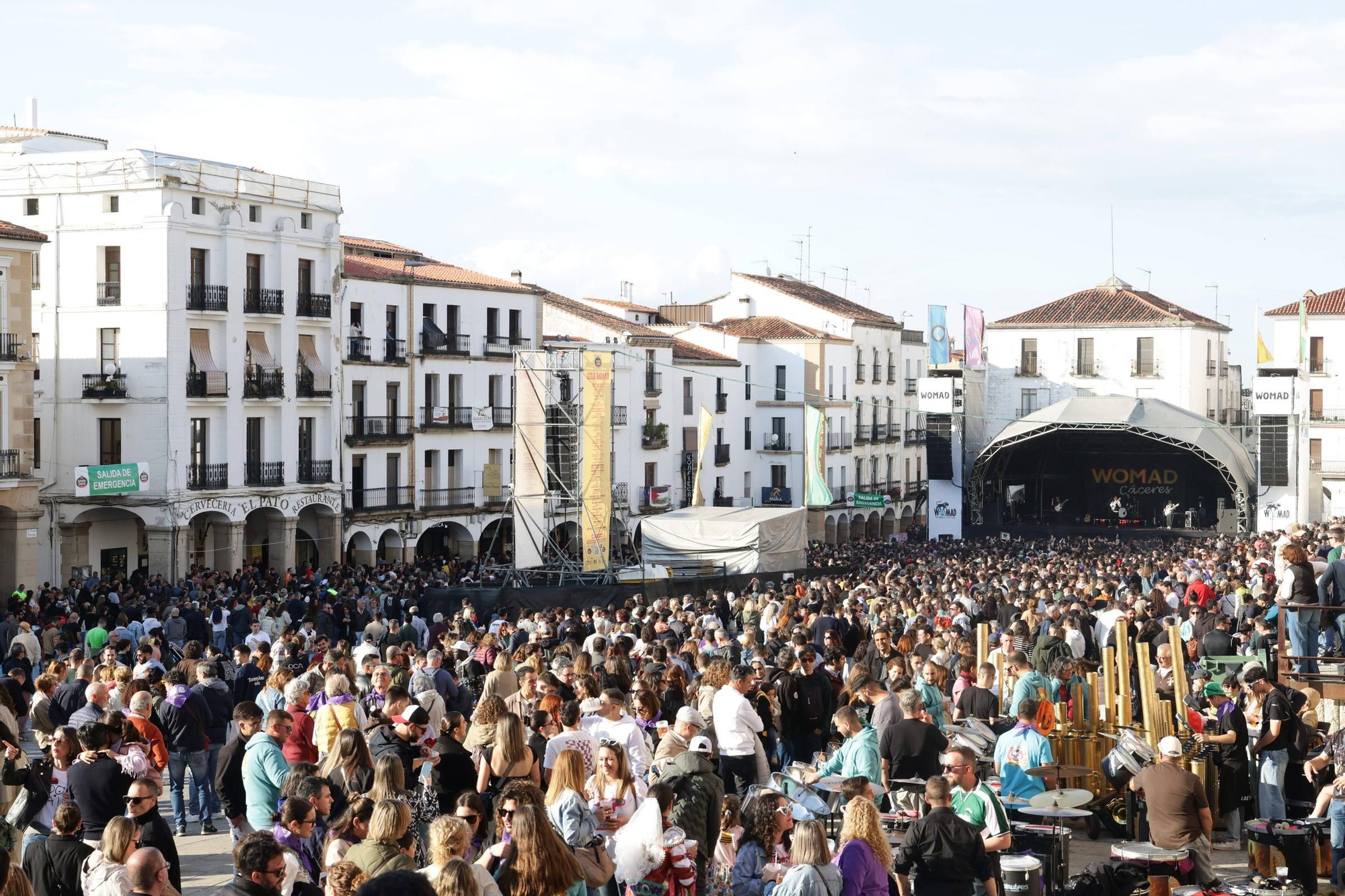 Las imágenes del sábado de Womad en Cáceres