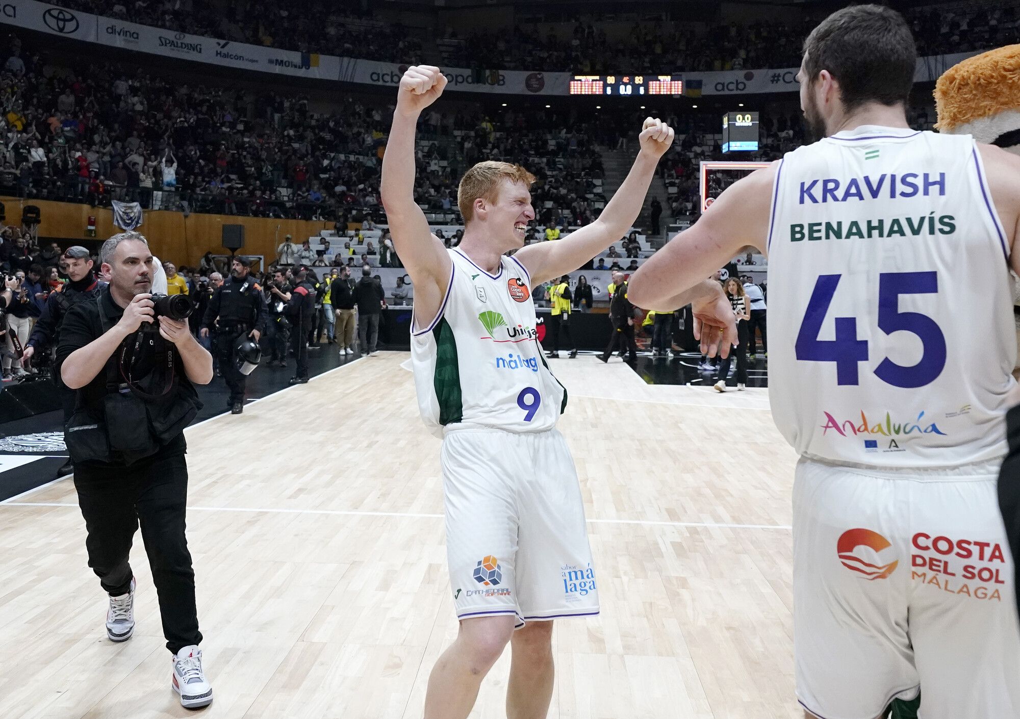 La celebración de la Copa del Rey de Unicaja, en imágenes