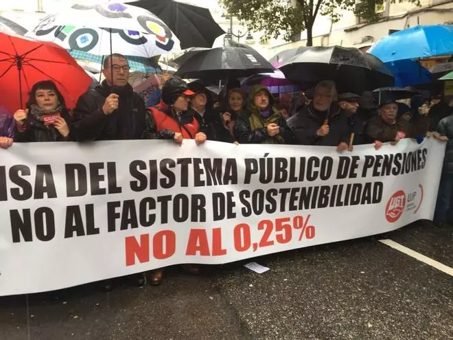 Manifestaciones en toda España en defensa del sistema público de pensiones