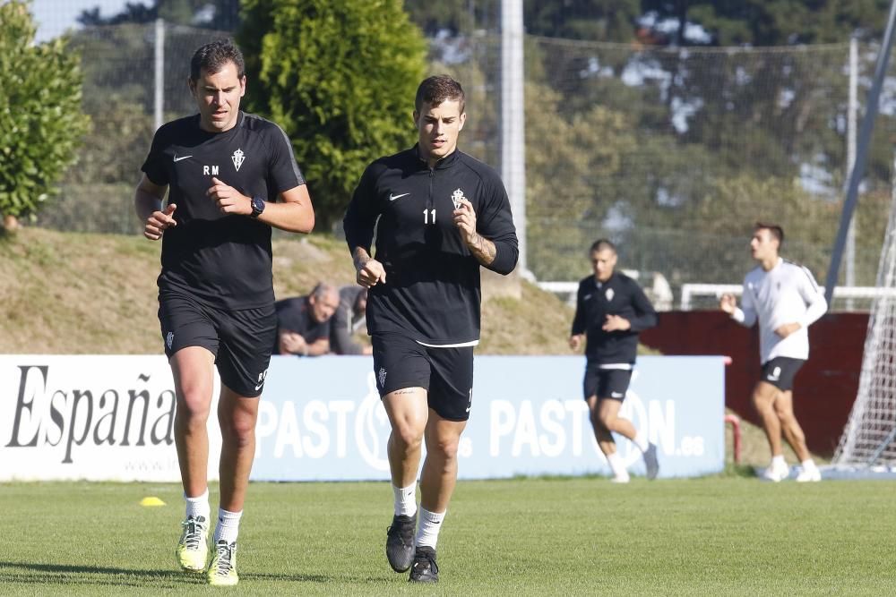 Entrenamiento del Sporting