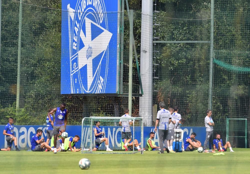 Última sesión antes de la final ante el Fuenla