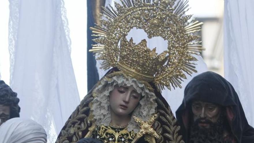 La imagen de la Virgen Fe y Consuelo de Monte Calvario.