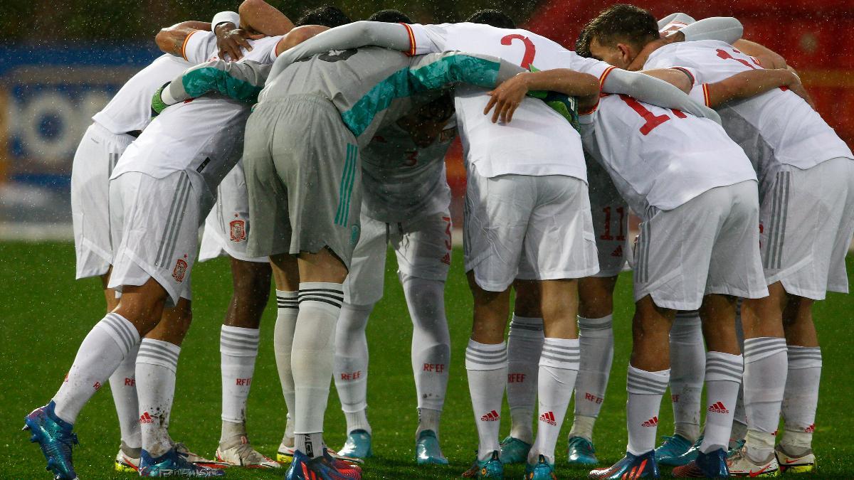 Partido entre España Sub-19 y Austria Sub-19