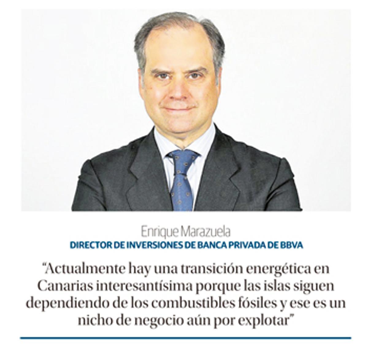 Enrique Marazuela , director de Inversiones de Banca Privada de BBVA