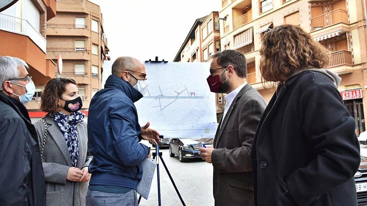 La calle Jerónimo Santa Fe de Lorca será de un solo sentido