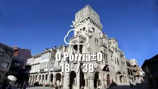 El tiempo en O PorriÃ±o: previsión meteorológica para hoy, lunes 17 de agosto