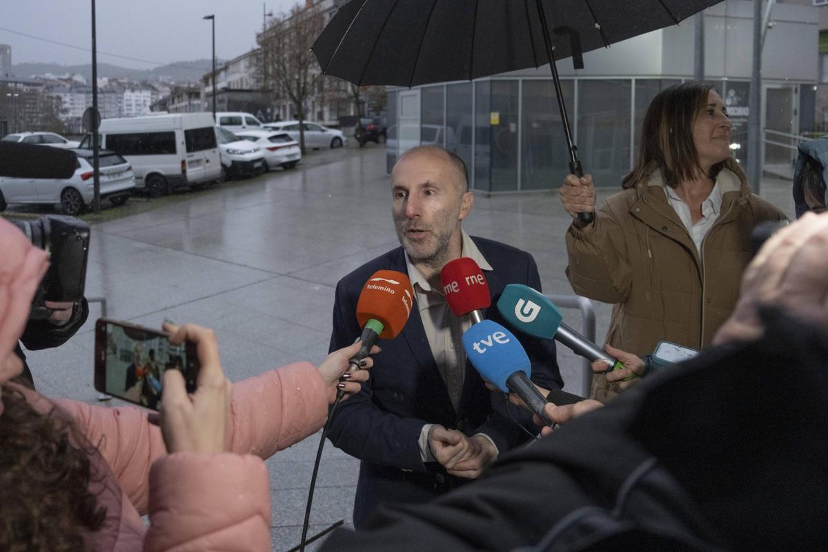 Jácome solo se dirigió a los periodistas para promocionar el entroido ourensano.