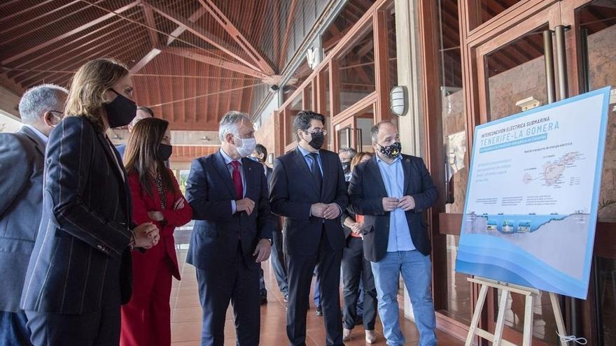 Presentación de la conexión celebrada el pasado año en San Sebastián de La Gomera.