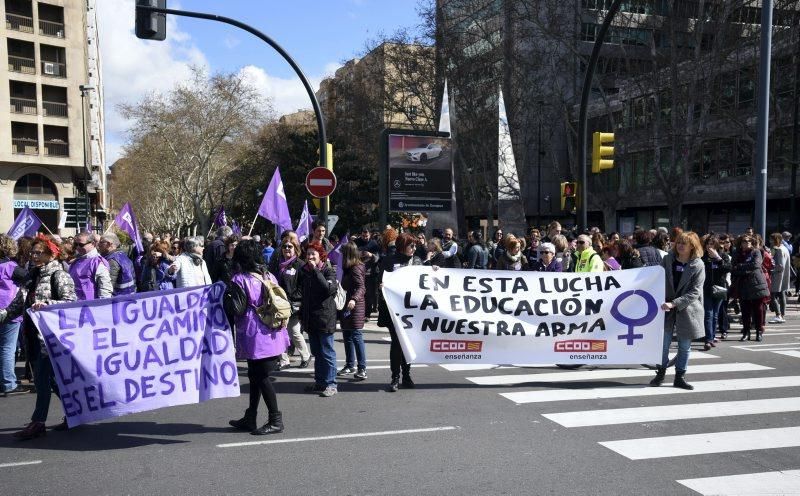 Concentraciones por el 8-M en Zaragoza