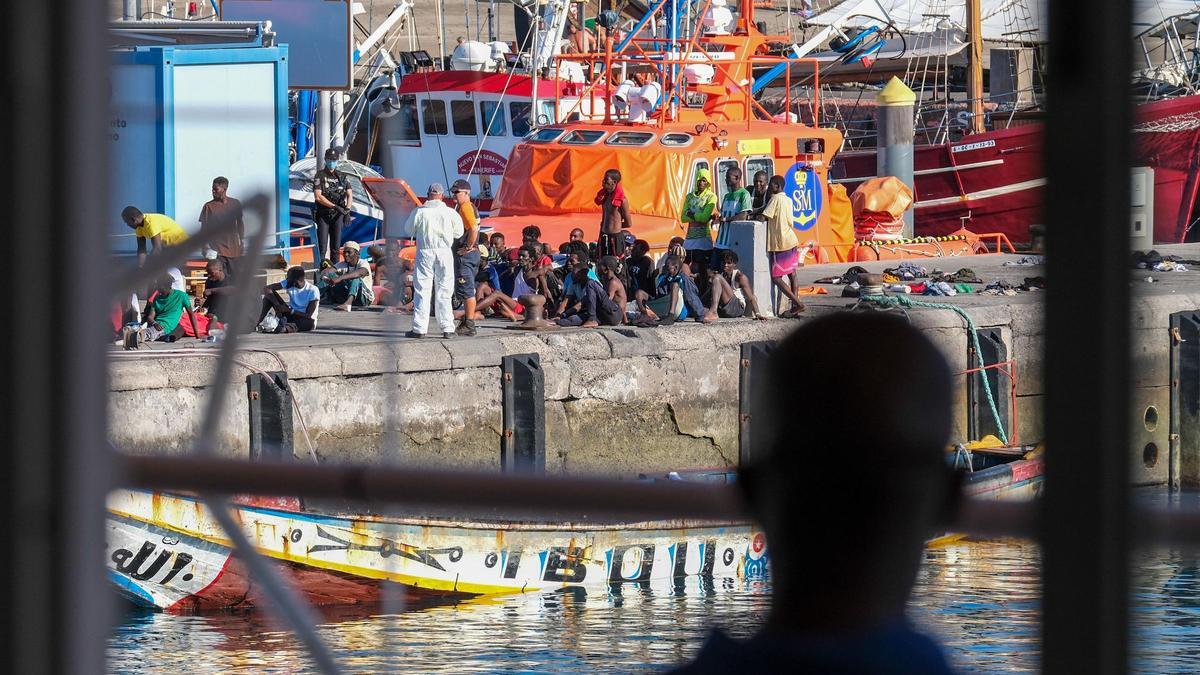 Las llegadas de migrantes a Canarias han superado este sábado las de 2006 al sumar 31.686