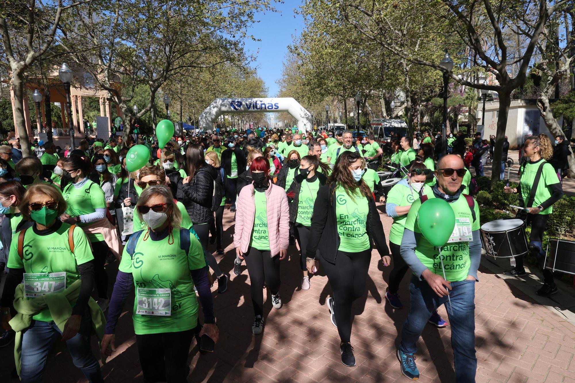 Búscate en la marcha verde contra el cáncer de Castellón