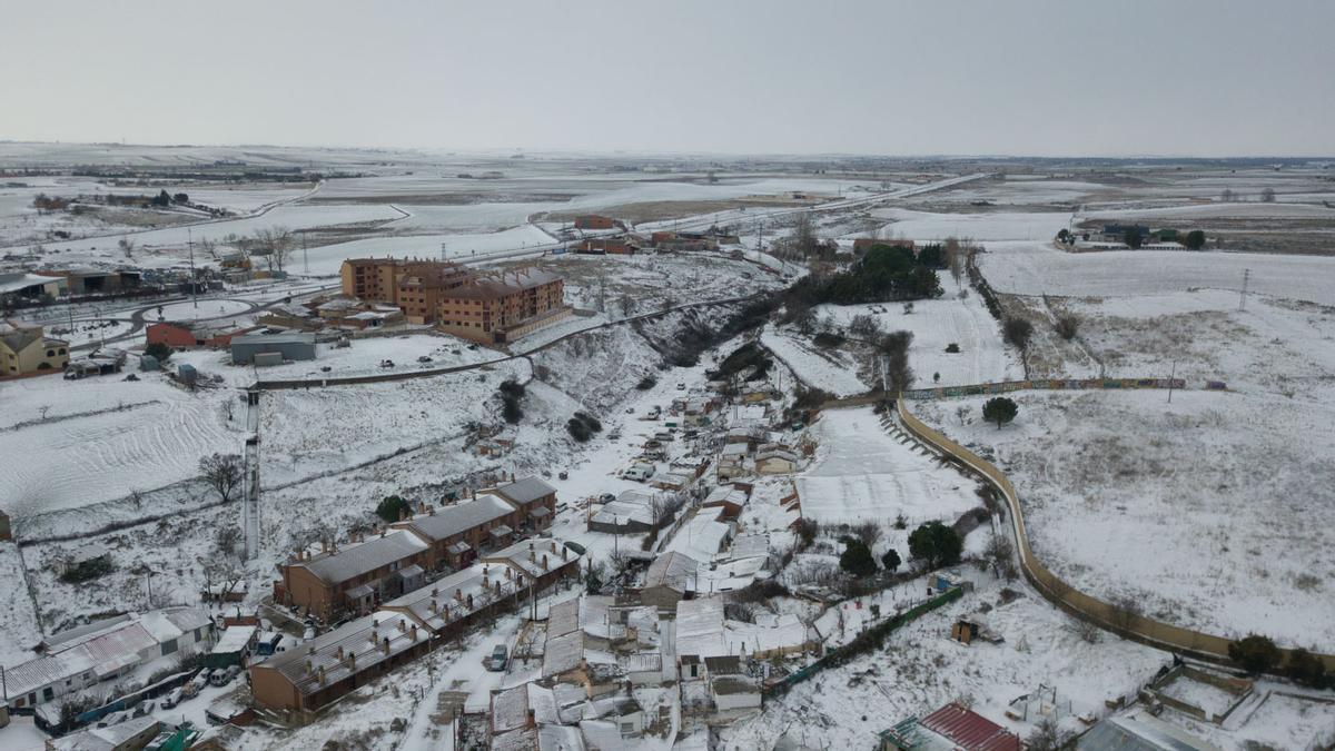 GALERÍA | Borrasca Filomena en Zamora, las imágenes del temporal