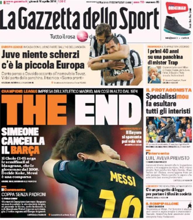 Resumen de prensa: la eliminación europea del Barça