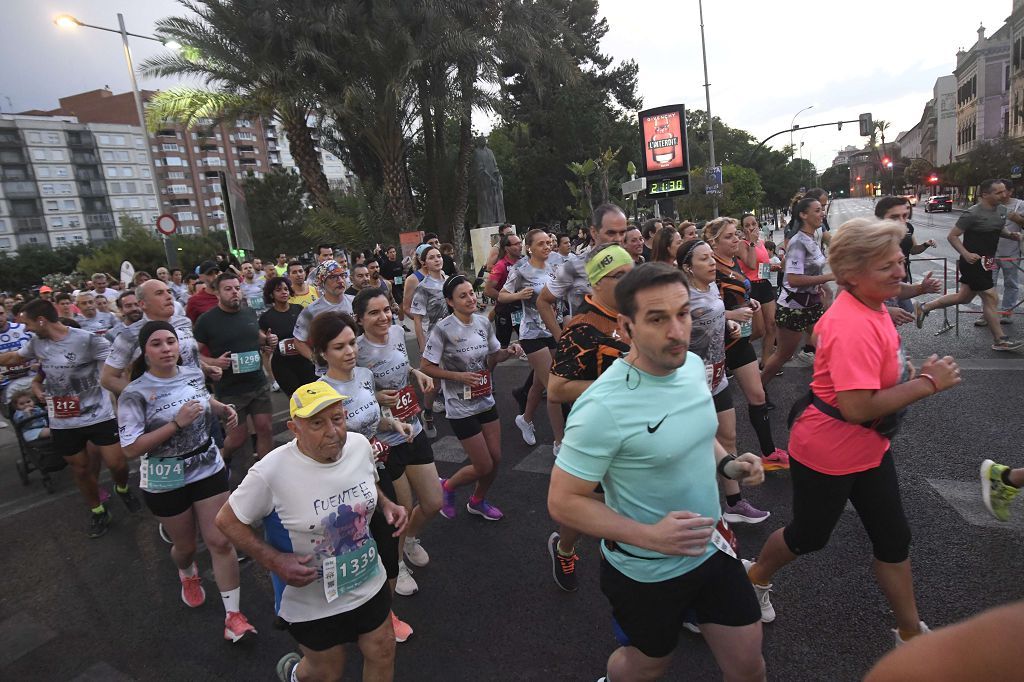 Carrera nocturna de Murcia, en imágenes