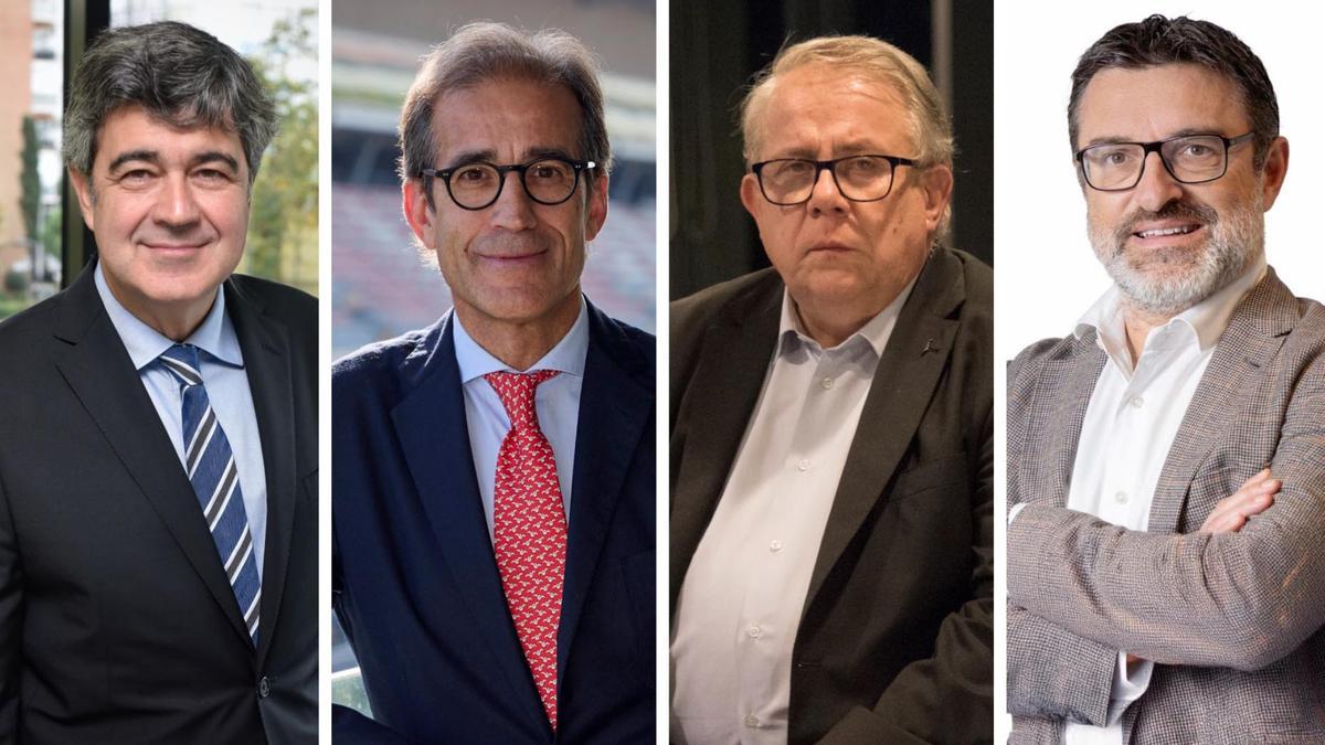 Josep Maria Coronas, Pau Relat, Jaume Padrós y Marcel Prunera