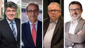 Josep Maria Coronas, Pau Relat, Jaume Padrós y Marcel Prunera