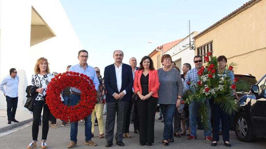 Luceni rinde homenaje a los 127 fusilados de la guerra civil