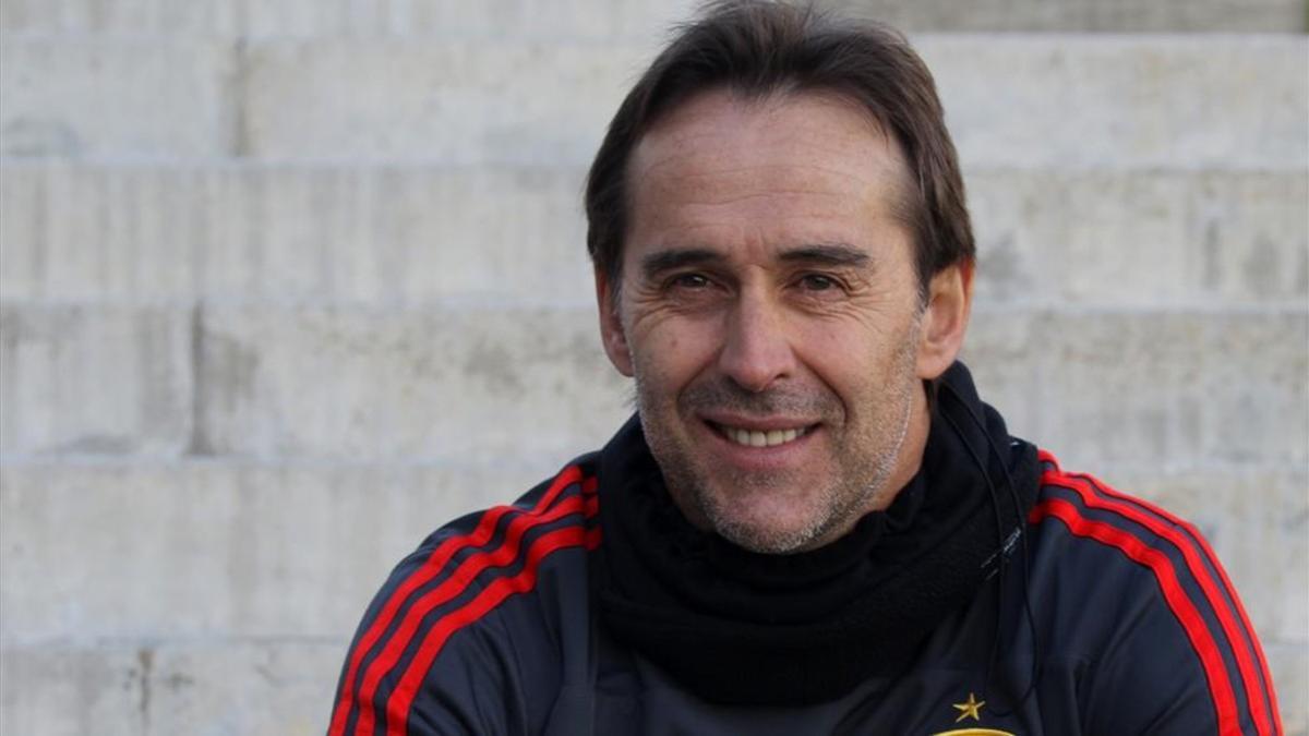 Julen Lopetegui atendió a SPORT en la concentración de la selección española