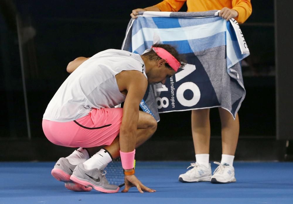 Nadal abandona en Australia por lesión