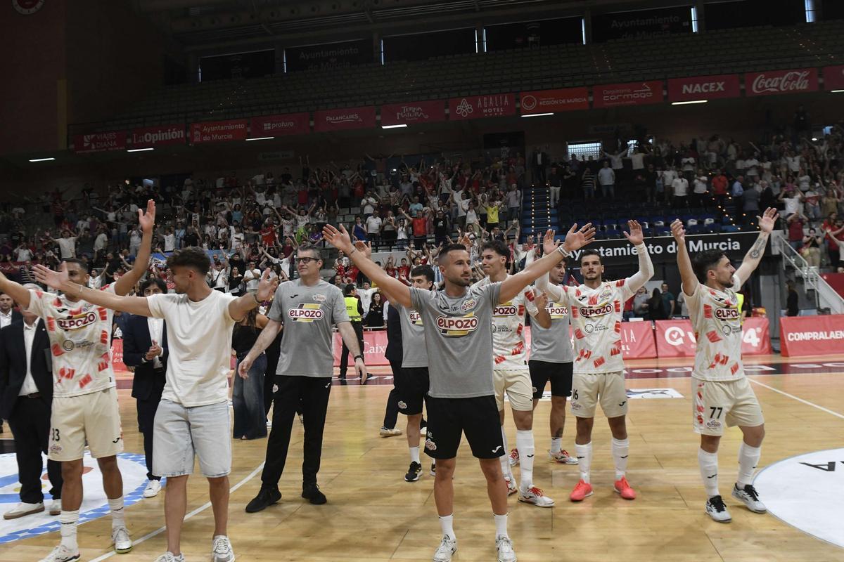 La clasificación de ElPozo Murcia a la final de liga, en imágenes