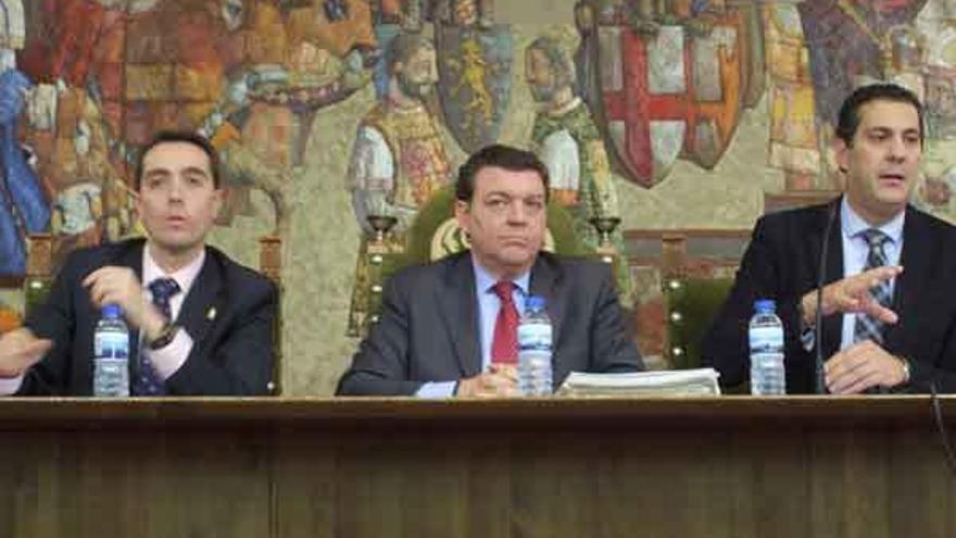 Luciano Huerga, Luis MIguel Gago y Alberto Castro.