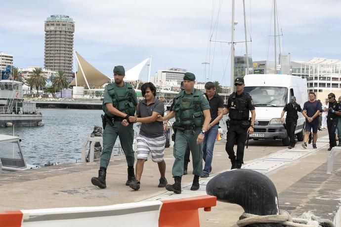 Interceptan un narcovelero con 800 kilos de coca