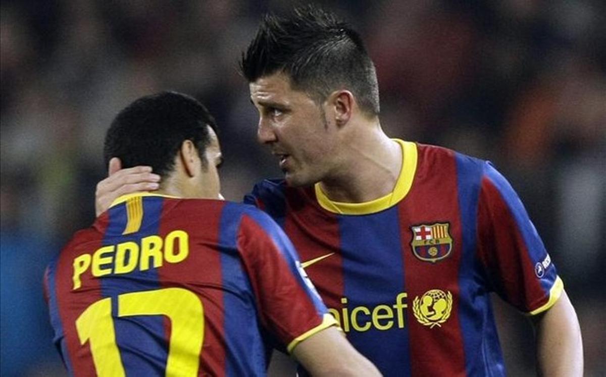 Villa por Pedro. La última vez que el FC Barcelona solo hizo efectivo uno de los tres cambios permitidos