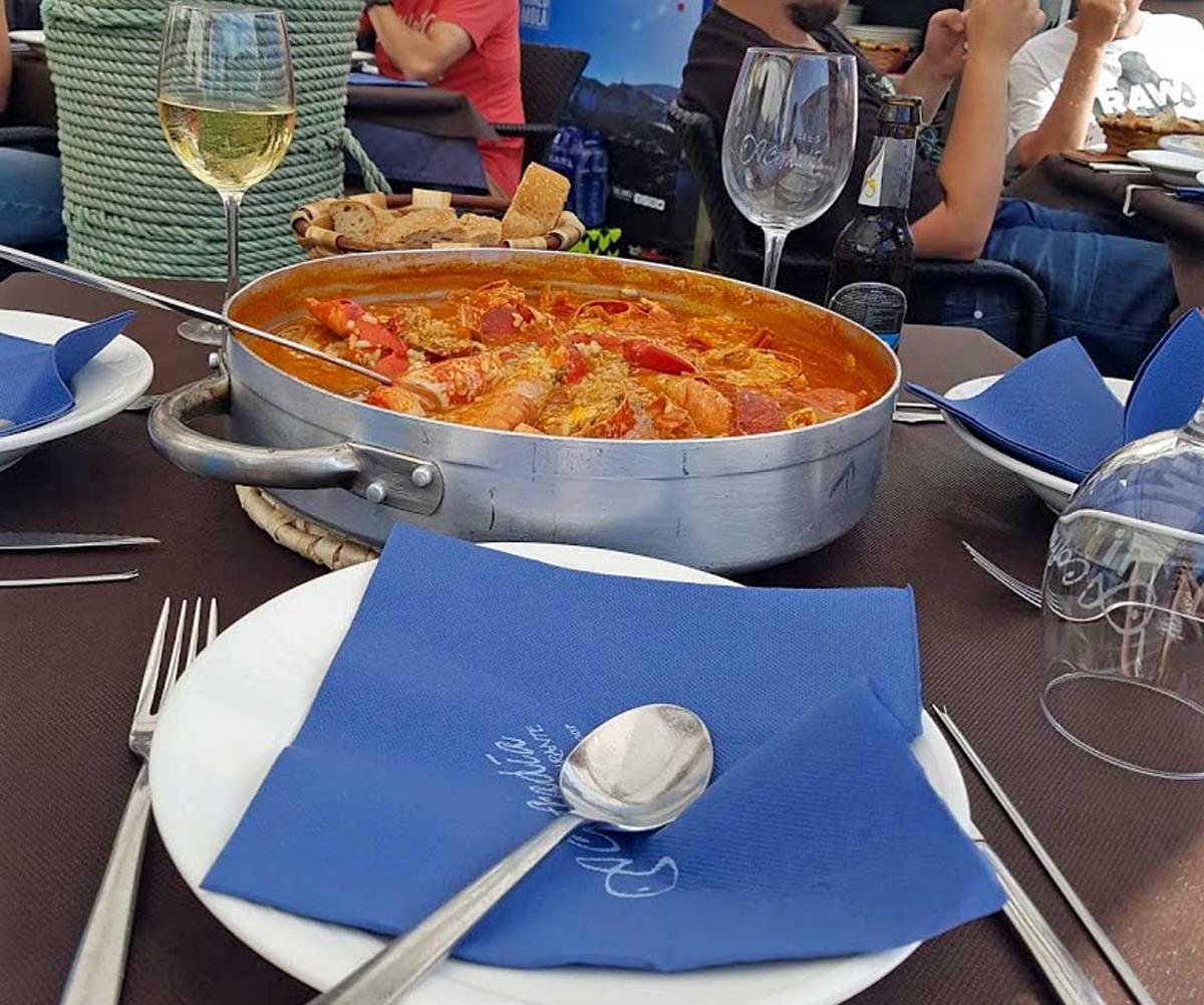 Arroz de bogavante de A Cofradía, en Rinlo.