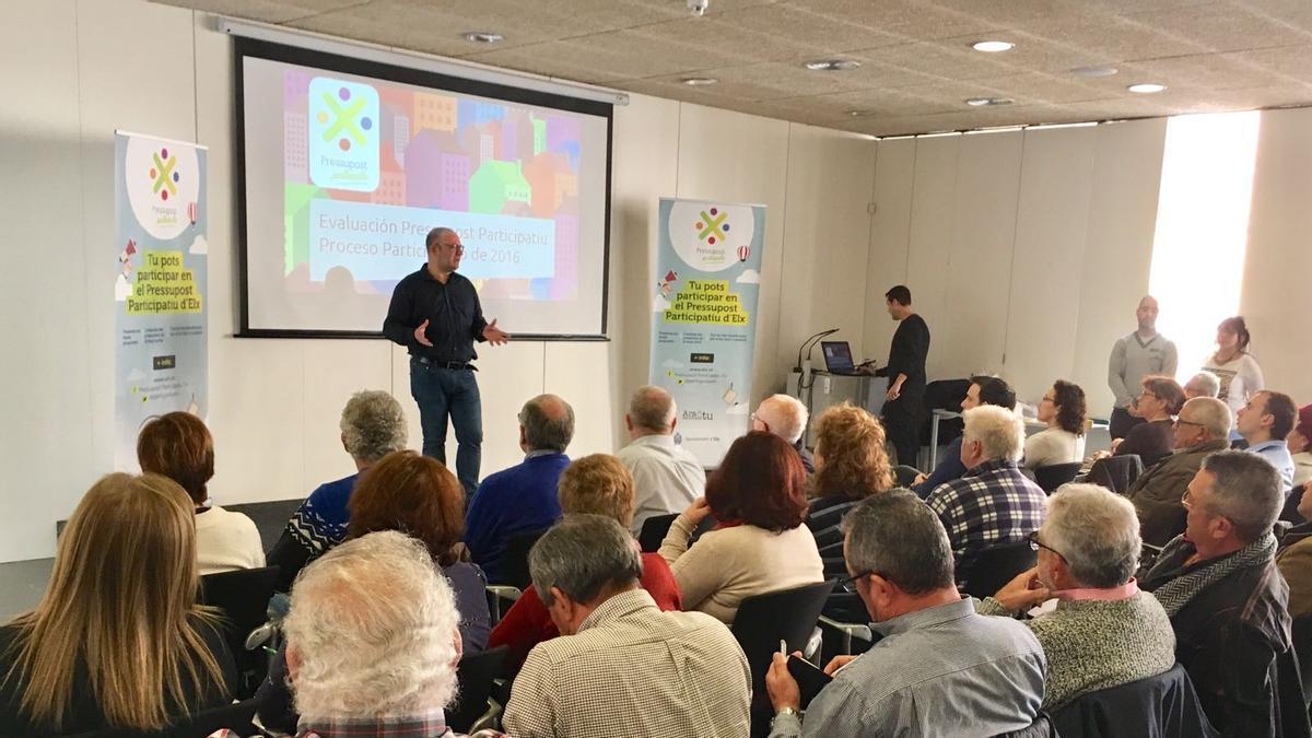 Una presentación de los Presupuestos Participativos en 2017