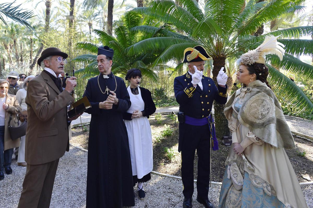 Recreación historica de la visita de la Emperatriz Sisi al Huerto del Cura