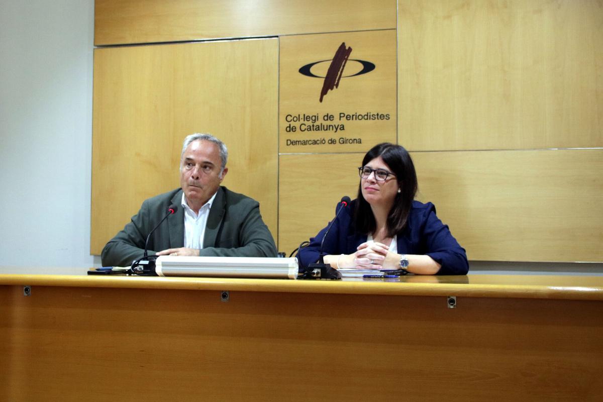 Ribas i Geis en roda de premsa