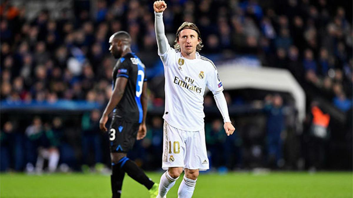 Modric cerró el marcador ante el Brujas