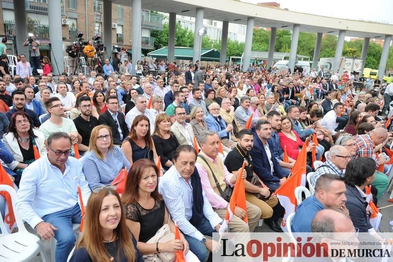 Albert Rivera, líder de Ciudadanos, en Murcia