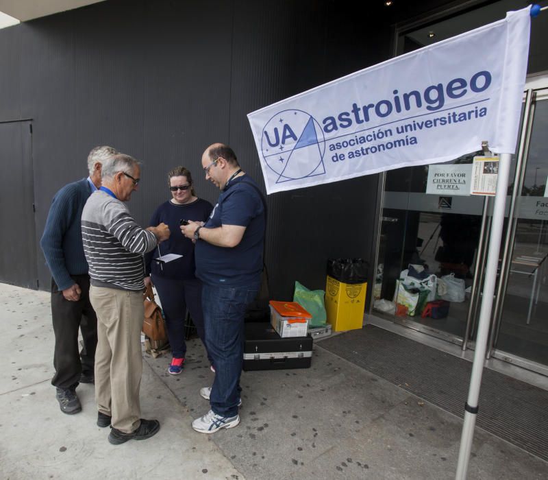 Observación del tránsito de Mercurio desde la UA