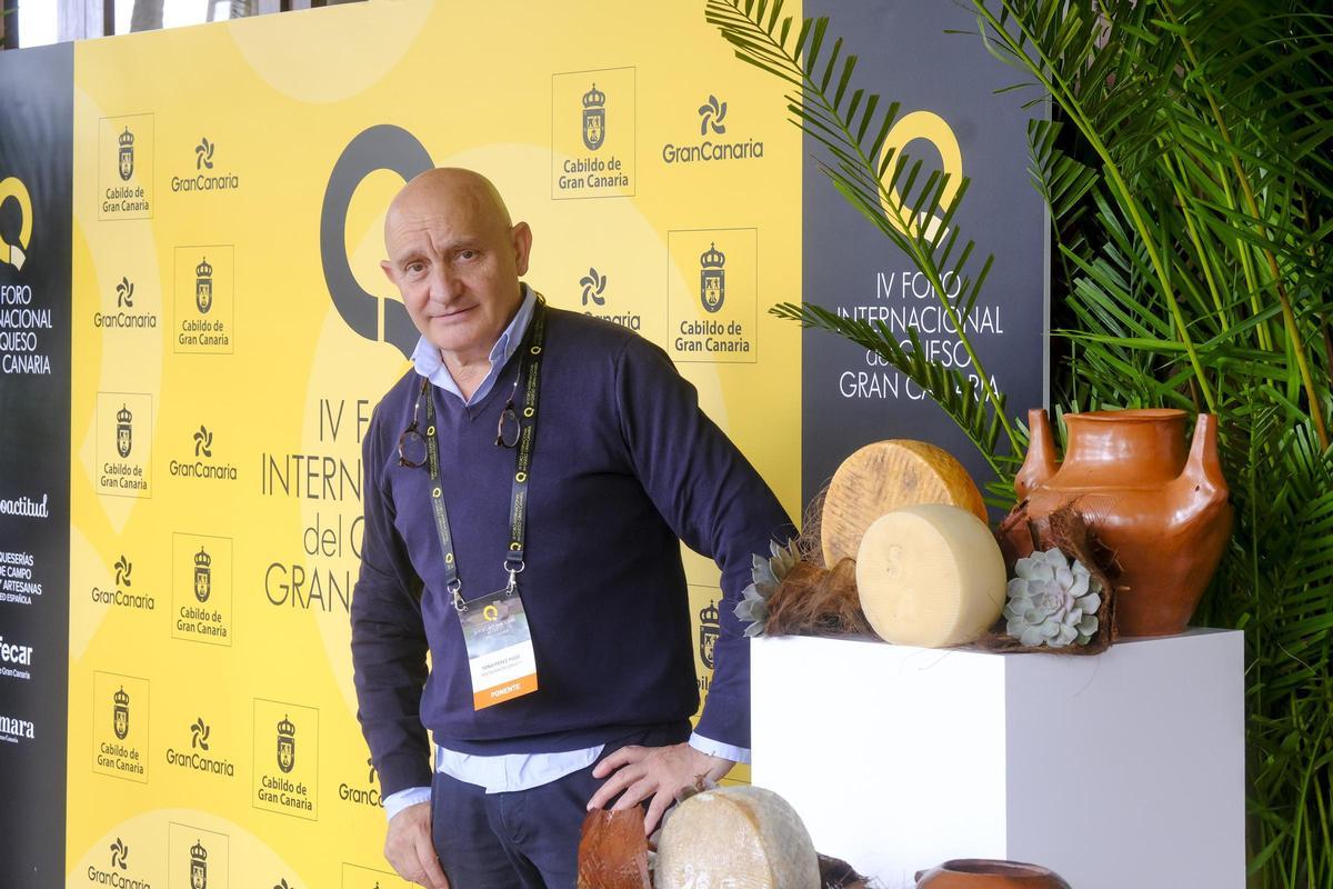 Toño Pérez, chef del restaurante Atrio, en el Foro Internacional del Queso.