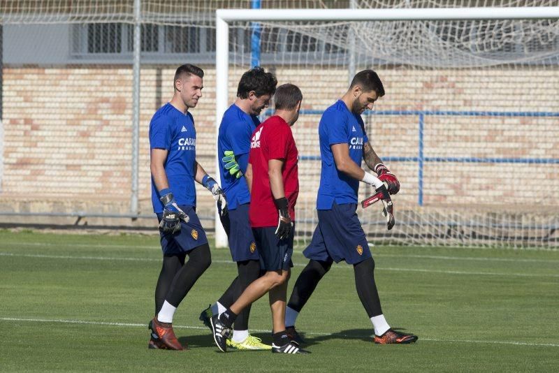 Primer entrenamiento del Real Zaragoza