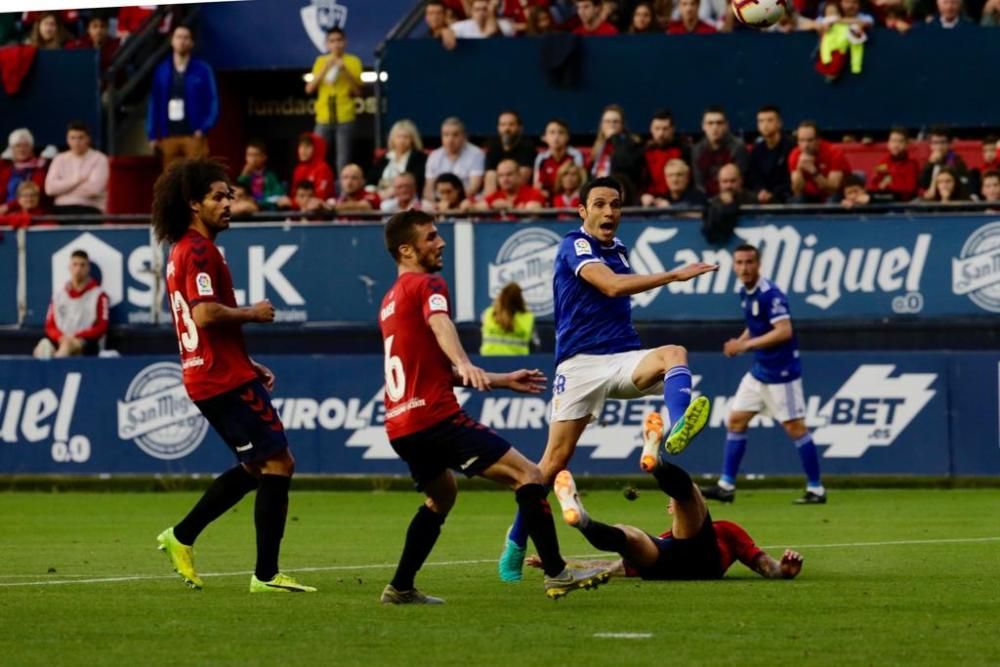 El partido entre el Osasuna y el Real Oviedo, en imágenes