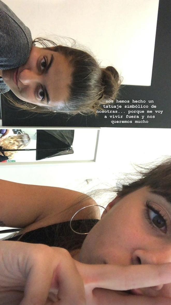 Aitana y su amiga se hacen el mismo tatuaje