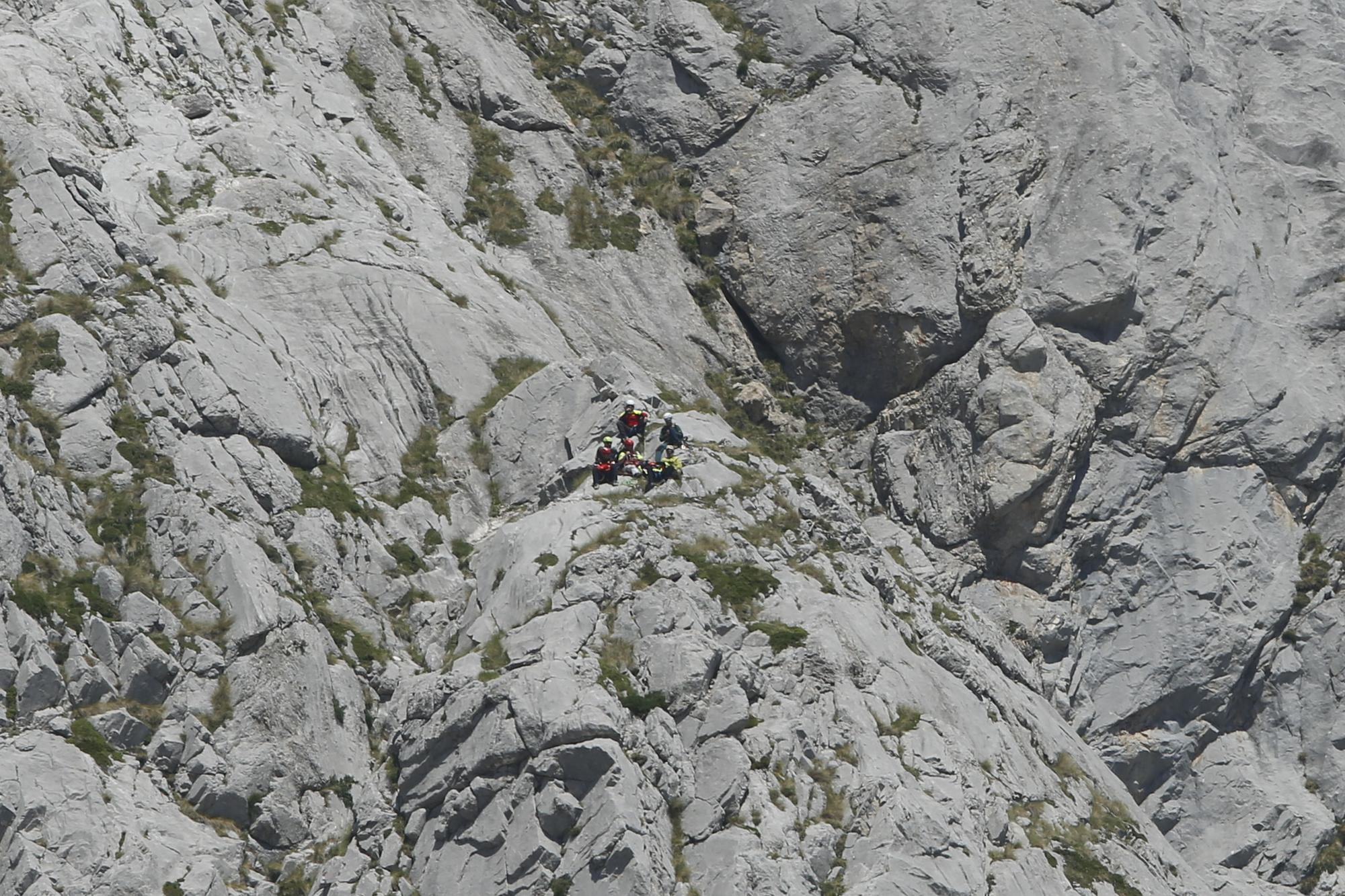 EN IMÁGENES: Así ha sido el simulacro de rescate en los Picos de Europa