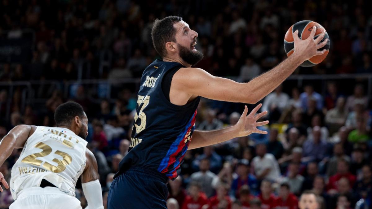 Mirotic fue el máximo anotador del Barça