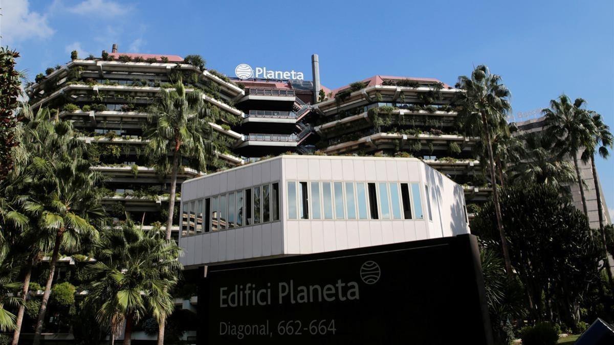 Edificio del Grupo Planeta en la Diagonal de Barcelona.